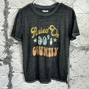 Raised on 90s country cowgirl tee